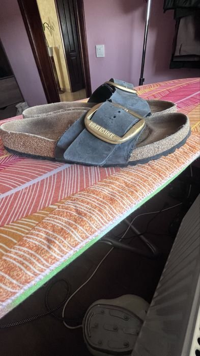 Женские Birkenstock Шлепанцы Чёрные 39