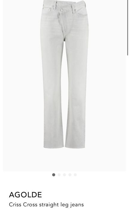 Donna Agolde Jeans Grigio 34