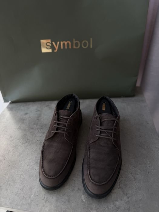 Мужские Canali Ботинки Коричневый Замша 43