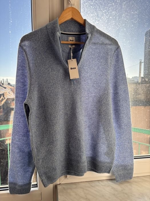 Herren Brax Pullover Blau M