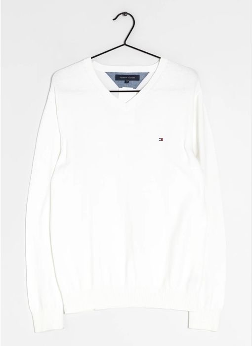 Uomo Tommy Hilfiger Maglione Grigio Sconosciuto M