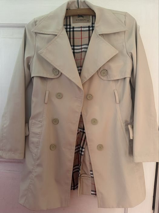 Женский Burberry Тренч Бежевый Плащевка 38