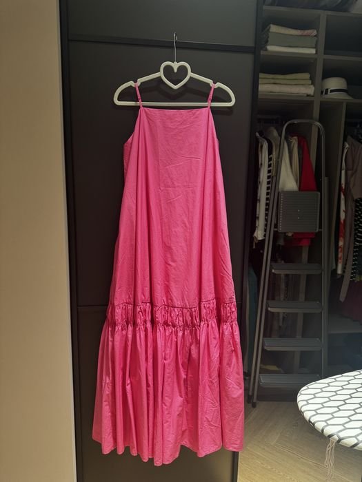 Donna Banana Republic Abito Rosa Cotone 36