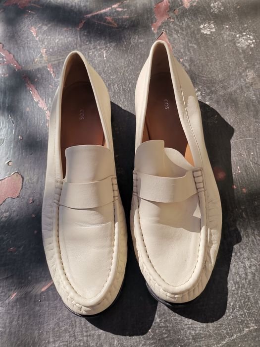 Men COS Loafers White 42