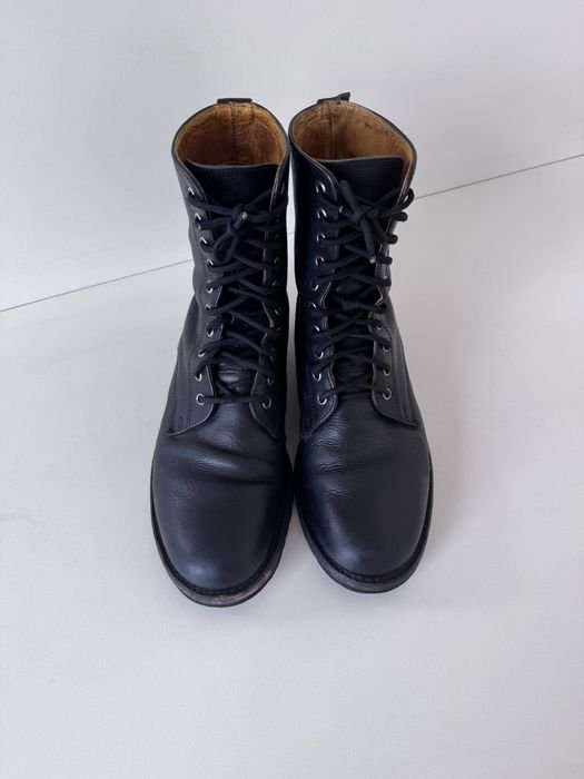 Homme Frye Bottes Noires Cuir 42.5