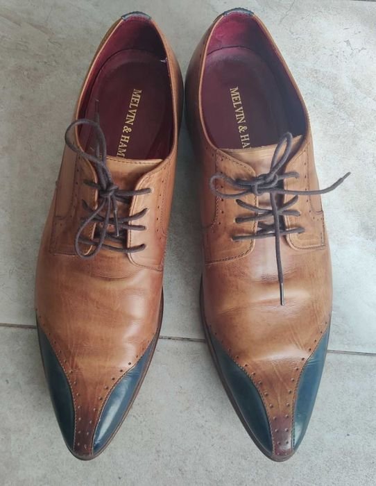 Men Melvin&Hamilton Heels Brown Leather 42