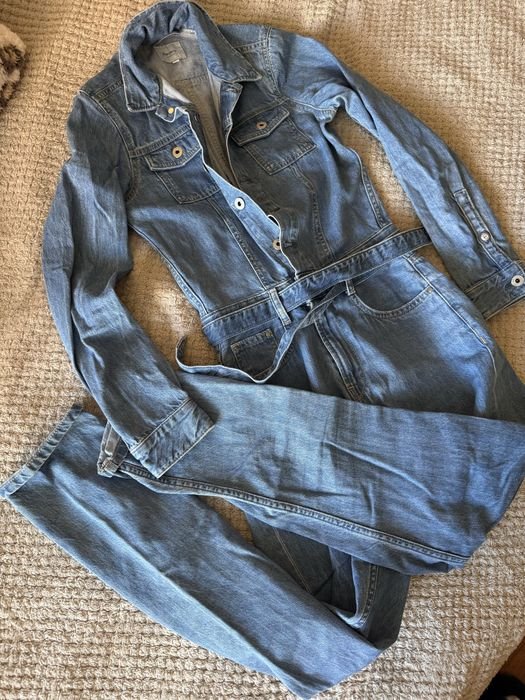 Женский Pepe Jeans Комбинезон Синий Деним 34
