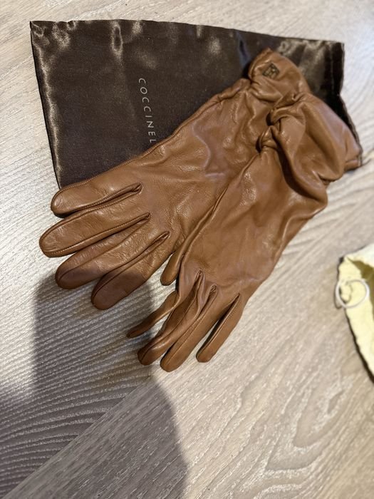 Unisexe Cucinelli Gants Marron Cuir S