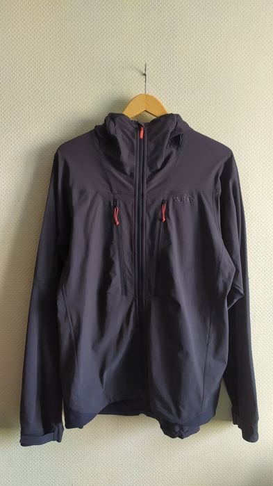 Men Rab Torque Jacket Grey Softshell 40