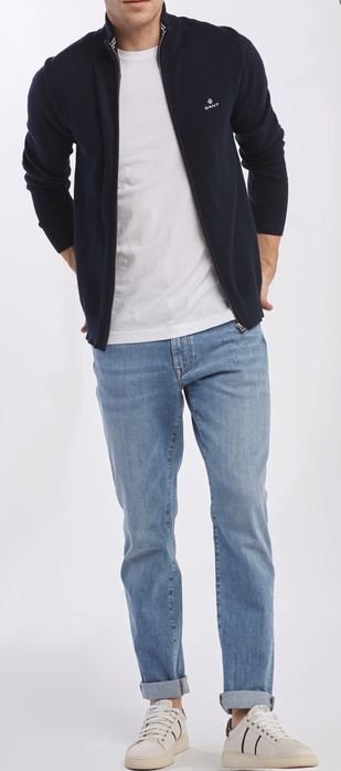 Women Gant Cardigan Blue XL