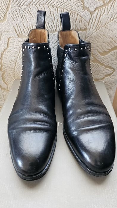 Damen Melvin Hamilton Stiefel Schwarz Leder 38