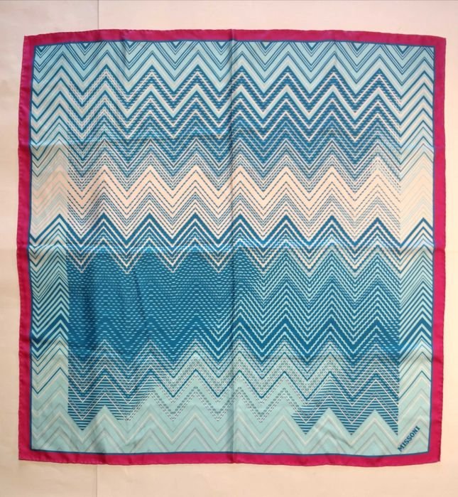 Unisexe Missoni Écharpe Soie 89x89cm