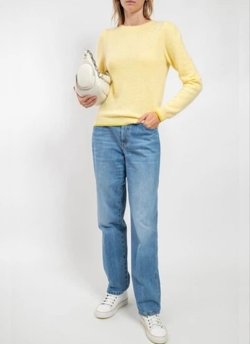 Women Gant Sweater Yellow Cotton