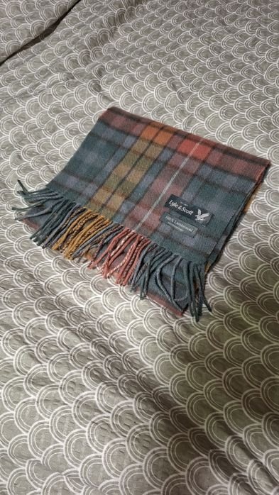 Унисекс Lyle Scott Шарф В клетку