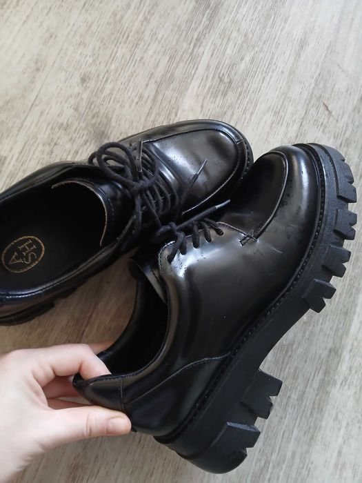 Donna ASH Mocassini Neri Pelle 38