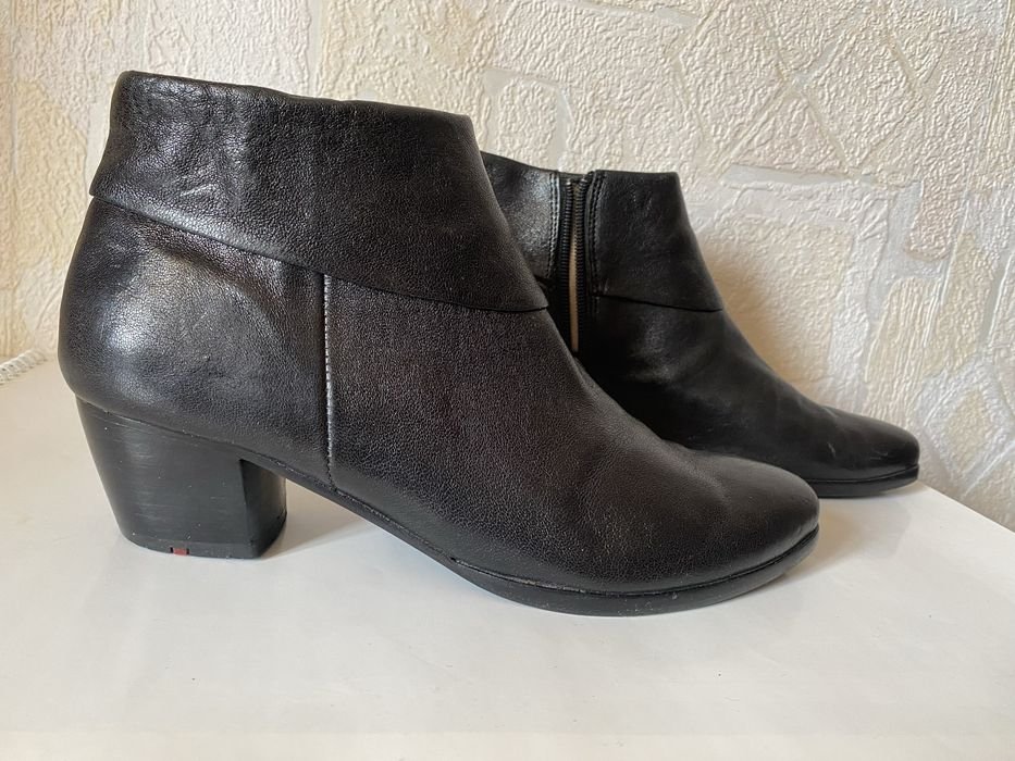 Damen LLOYD Stiefel Schwarz Leder 37