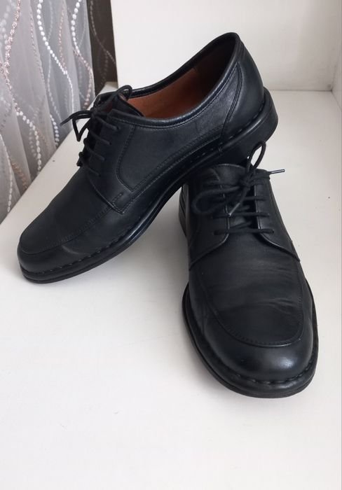 Herren Sioux Absätze Schwarz Leder 41
