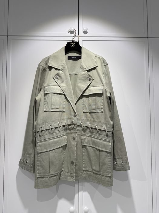 Donna J Brand Giacca Safari Verde Cotone L