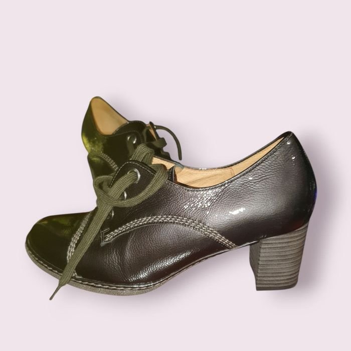 Donna Tacchi Neri Pelle 38