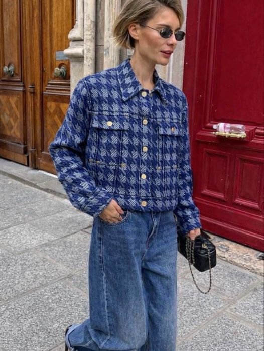 Women Sandro Paris Blazer Navy 40