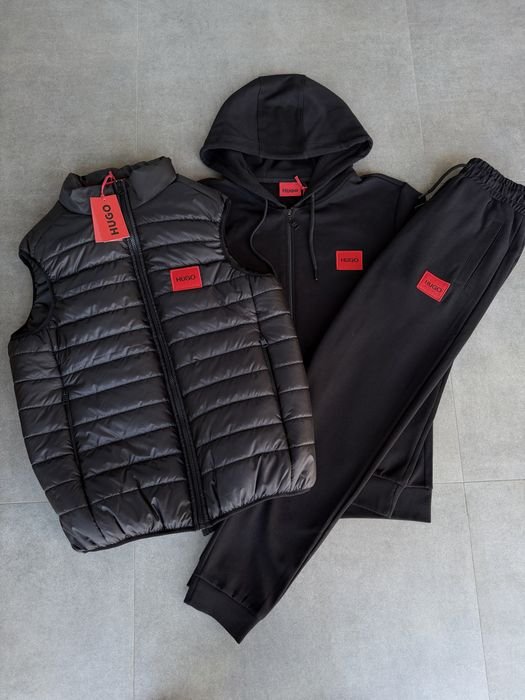 Men Hugo Boss Suit Black