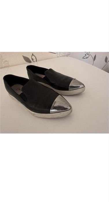 Женские Miu Miu Туфли Чёрные Кожа