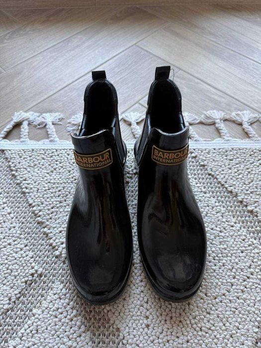 Женские Barbour Чоботы Чёрные 39.5