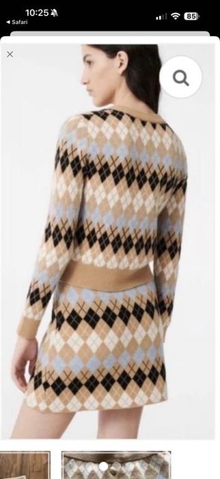 Donna Maje Completo Multicolore Lana XS