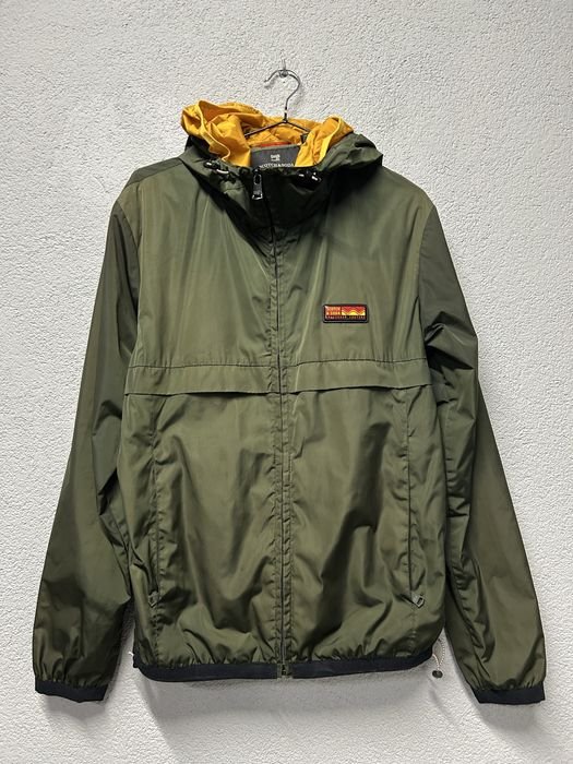 Men Scotch Soda Windbreaker Jacket Khaki 36