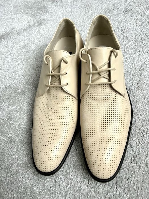 Herren Lloyd Absätze Beige Leder 43