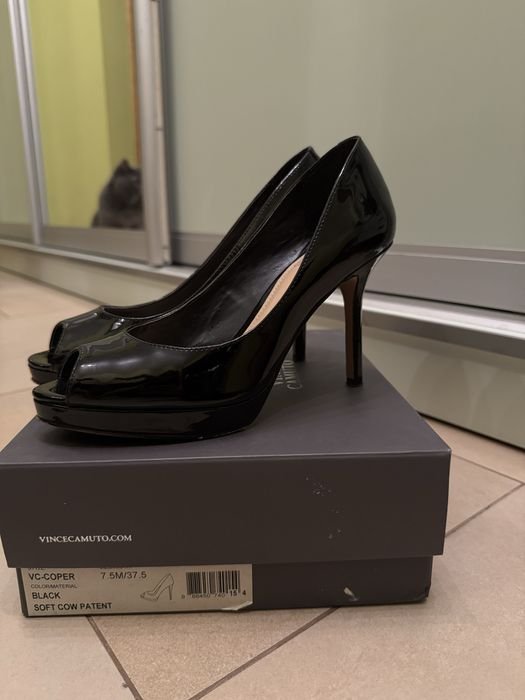 Donna Tacchi Neri Pelle 37.5