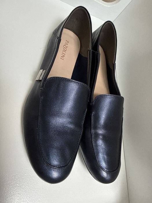 Женские Pazolini Лоферы Тёмно-синий Кожа 37.5