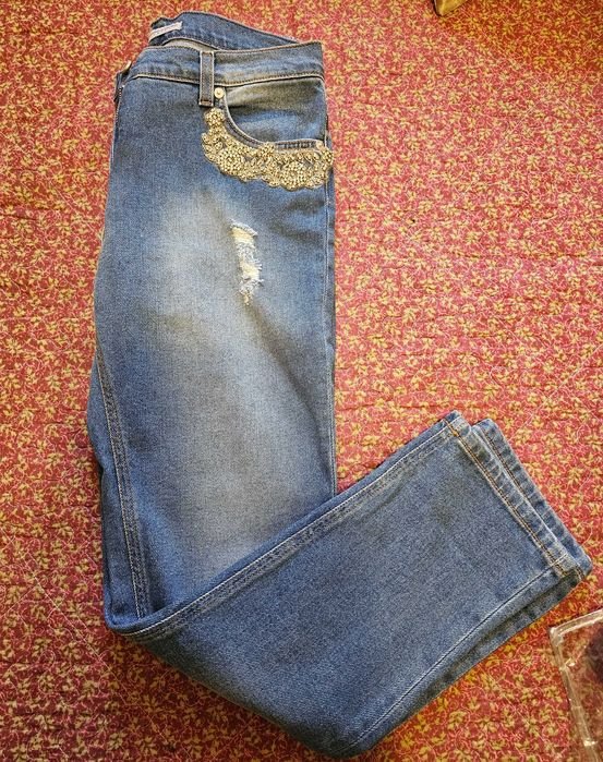 Herren Ermanno Scervino Jeans Blau Denim 30