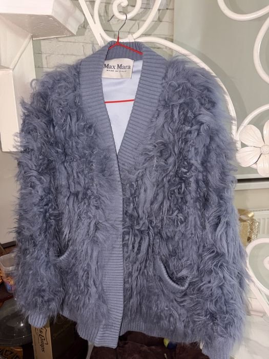 Femme Max Mara Veste Bleu Marine Taille Unique