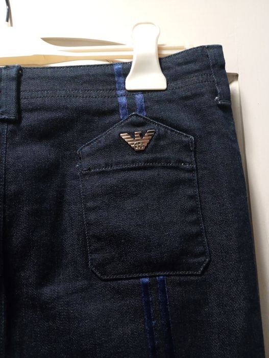 Femme Armani Jupe Bleue L