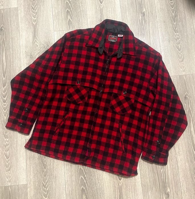 Мужской Johnson Woolen Mills Куртка Красный Шерсть