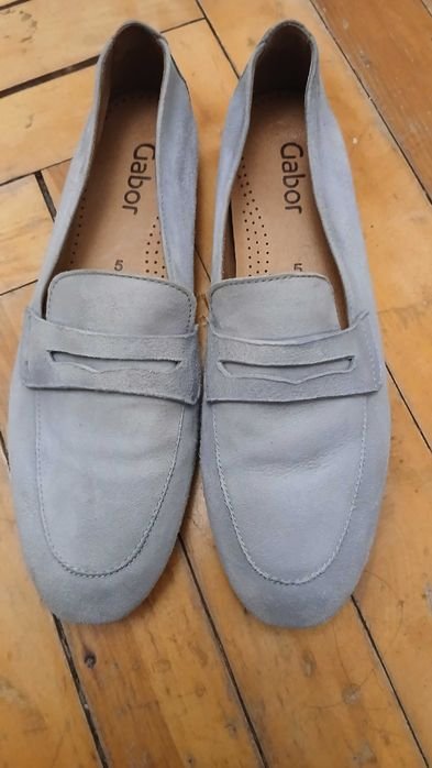 Donna Gabor Mocassini Blu Suede 39