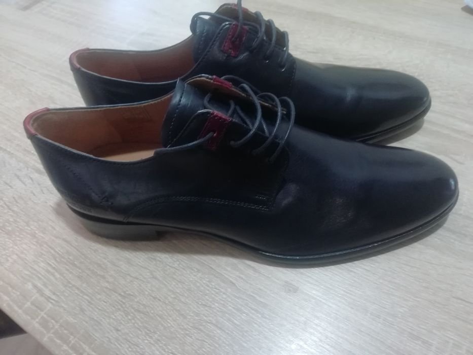 Men Melvin & Hamilton Heels Black Leather 40