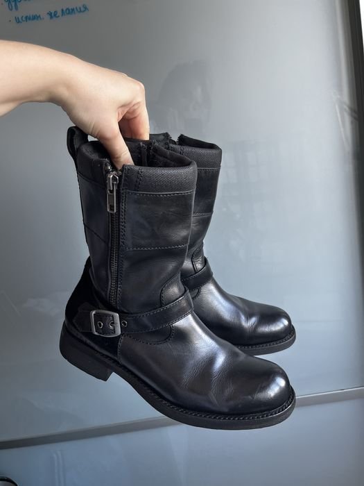 Men G-STAR RAW Boots Black Leather 37