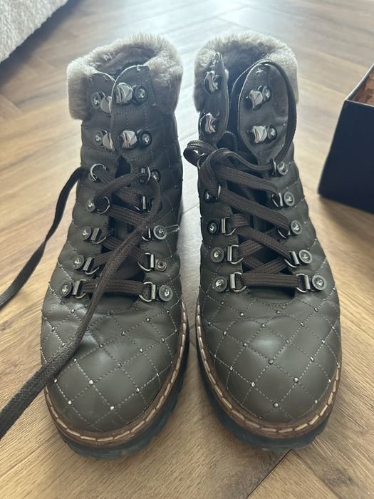 Donna Le Silla Stivaletti Neri Pelle 37.5