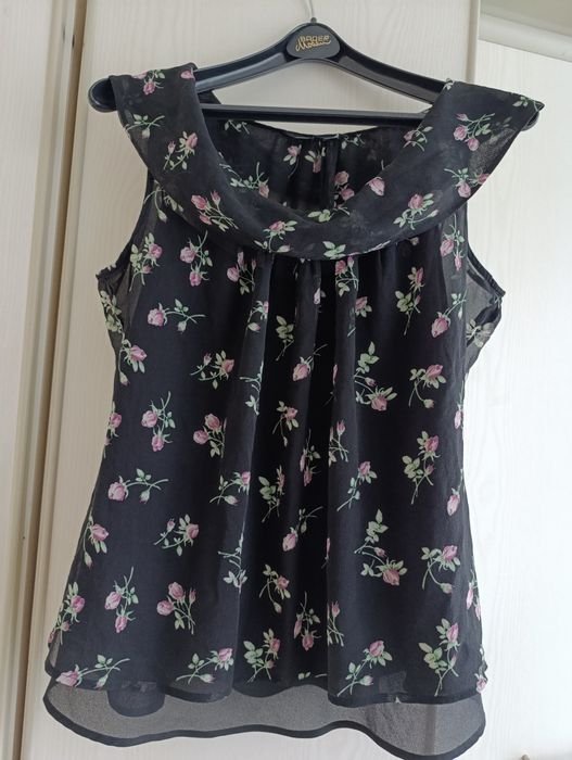 Donna Laura Ashley Camicia Multicolore Chiffon 44