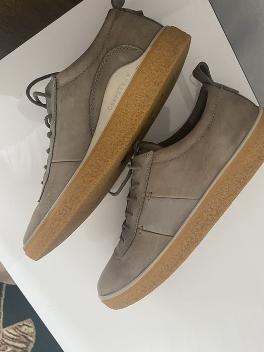 Men ECCO Boots Grey Nubuck 45