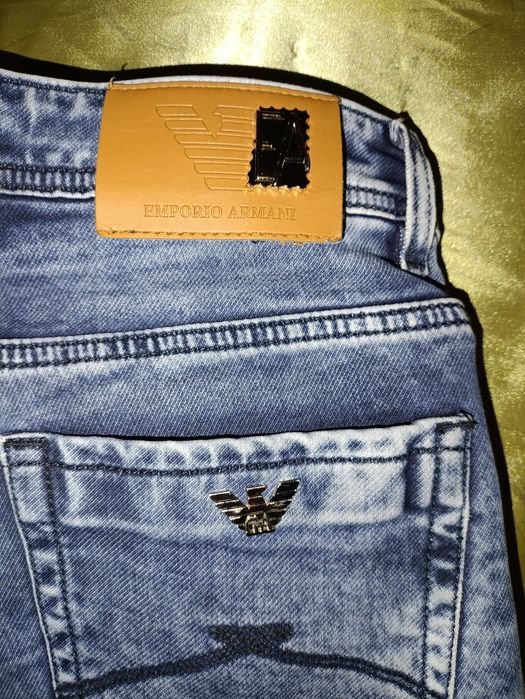 Женские Armani Джинсы Синие