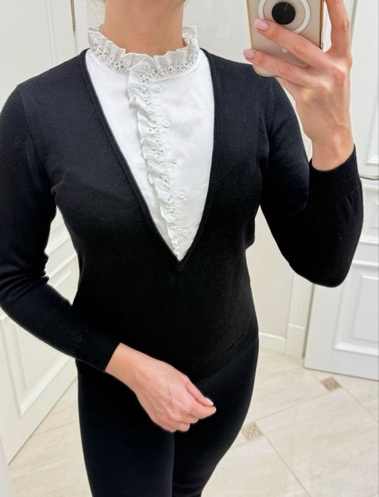 Femme Claudie Pierlot Pull Noir Laine 36