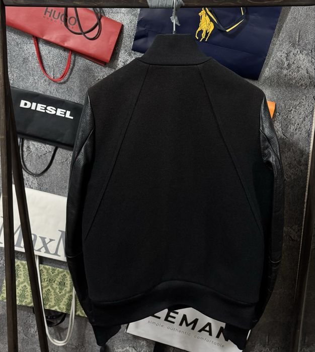 Uomo G-Star Raw Bomber Nero Pelle 36