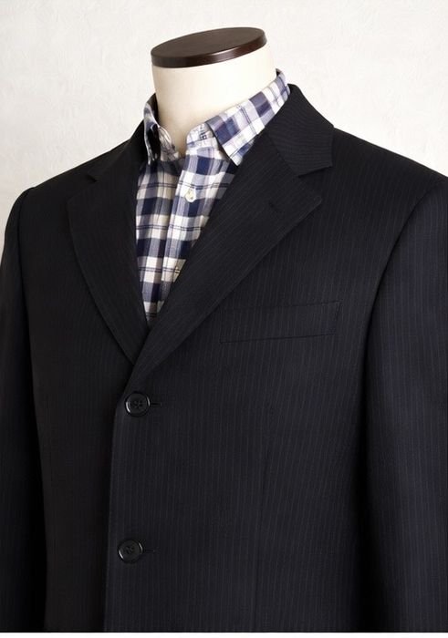 Мужской Canali Пальто Чёрный Кашемир 44