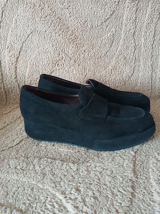 Женские Salomon Лоферы Чёрные Замша 40