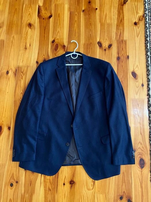 Мужской Loro Piana Пиджак Серый Шерсть 42