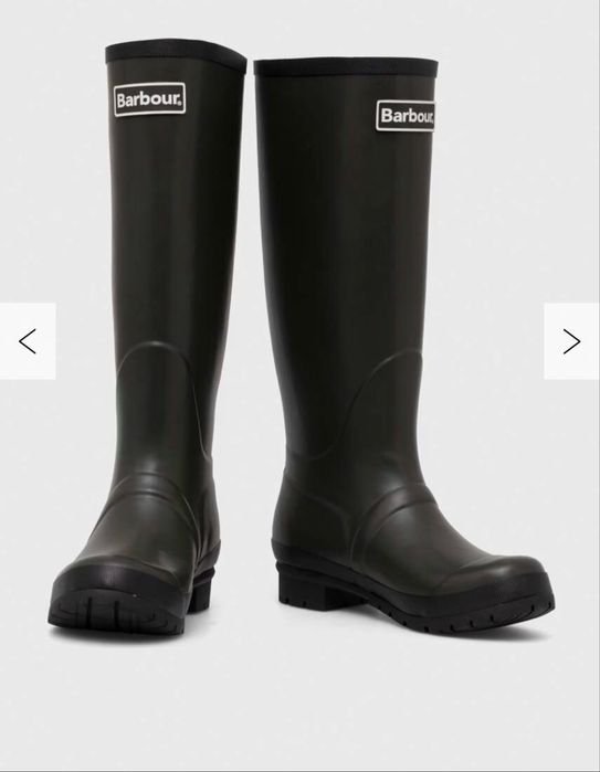 Женские Barbour Чоботы Чёрные 37