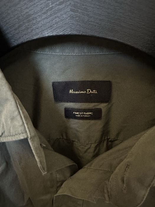 Homme Massimo Dutti Chemise Verte 38